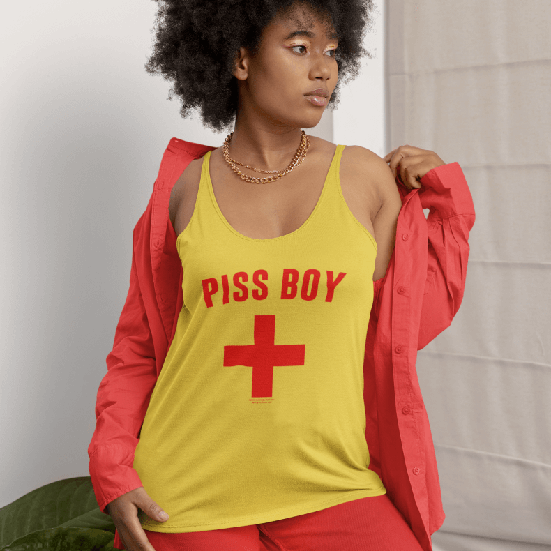 As Seen On Comedy Central Piss Boy Adult All-Over Print Tank Top