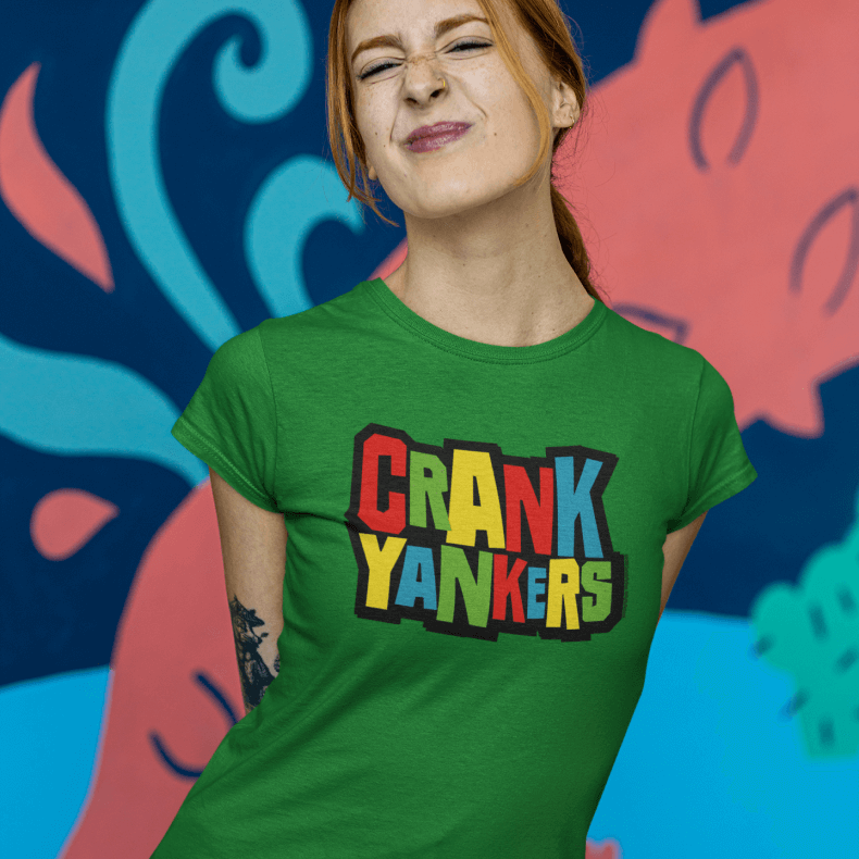 Crank Yankers Logo Adult Short Sleeve T-Shirt