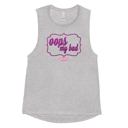 Clueless Oops My Bad Women's Muscle Tank Top - Paramount Shop