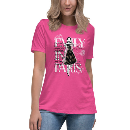 Emily in Paris Black Dress Women's T - Shirt - Paramount Shop