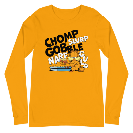 Garfield CHOMP Adult Long Sleeve T - Shirt - Paramount Shop