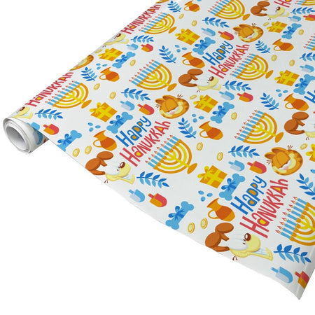 Garfield Hanukkah Wrapping Paper - Paramount Shop