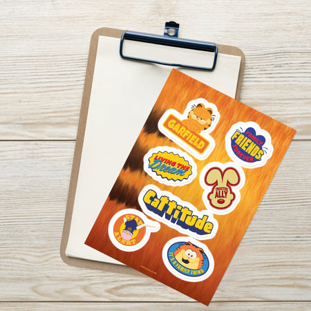 Garfield Movie Sticker Sheet - Paramount Shop