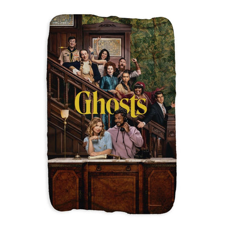 Ghosts Stairs Sherpa Blanket - Paramount Shop