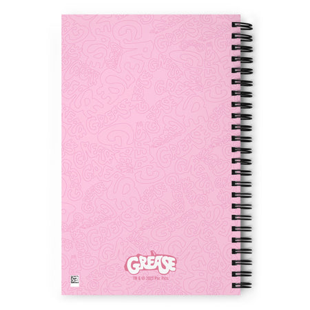 Grease Pink Ladies Kisses Spiral Notebook - Paramount Shop