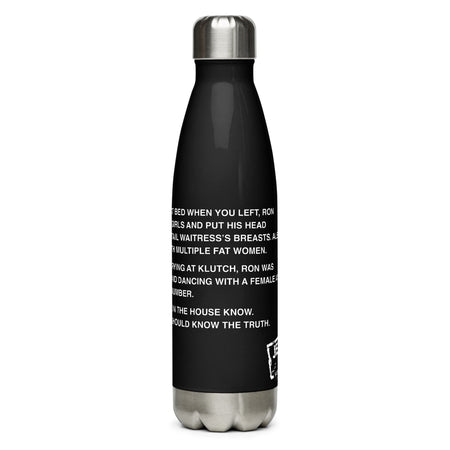 Jersey Shore Family Vacation Sam Note Water Bottle - Paramount Shop