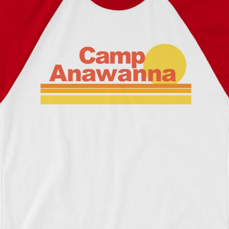 Salute Your Shorts Camp Anawanna Sunrise Unisex 3/4 Sleeve Raglan Shirt - Paramount Shop