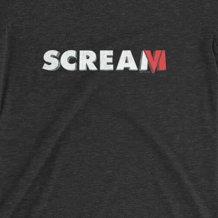 Scream VI Logo Women's Tri - Blend Short Sleeve T - Shirt - Paramount Shop