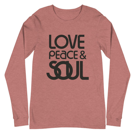 Soul Train Love Peace and Soul Long Sleeve Tee - Paramount Shop