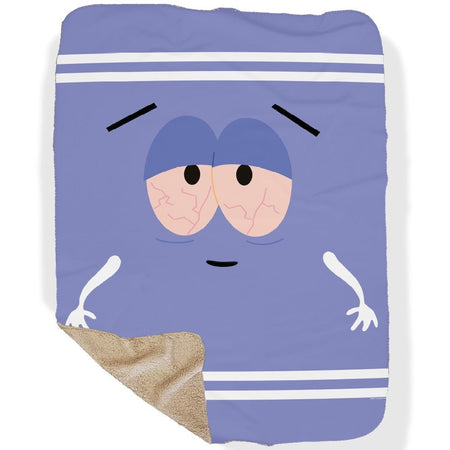 South Park Towelie Smoking Sherpa Blanket - Paramount Shop