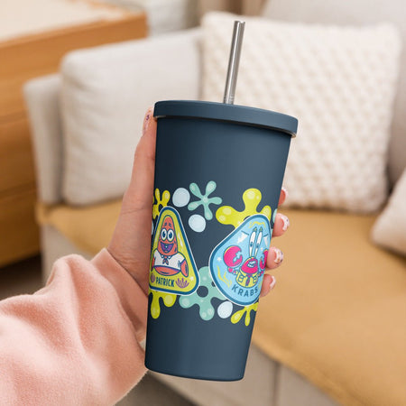 SpongeBob Squarepants Camping Badge Tumbler - Paramount Shop