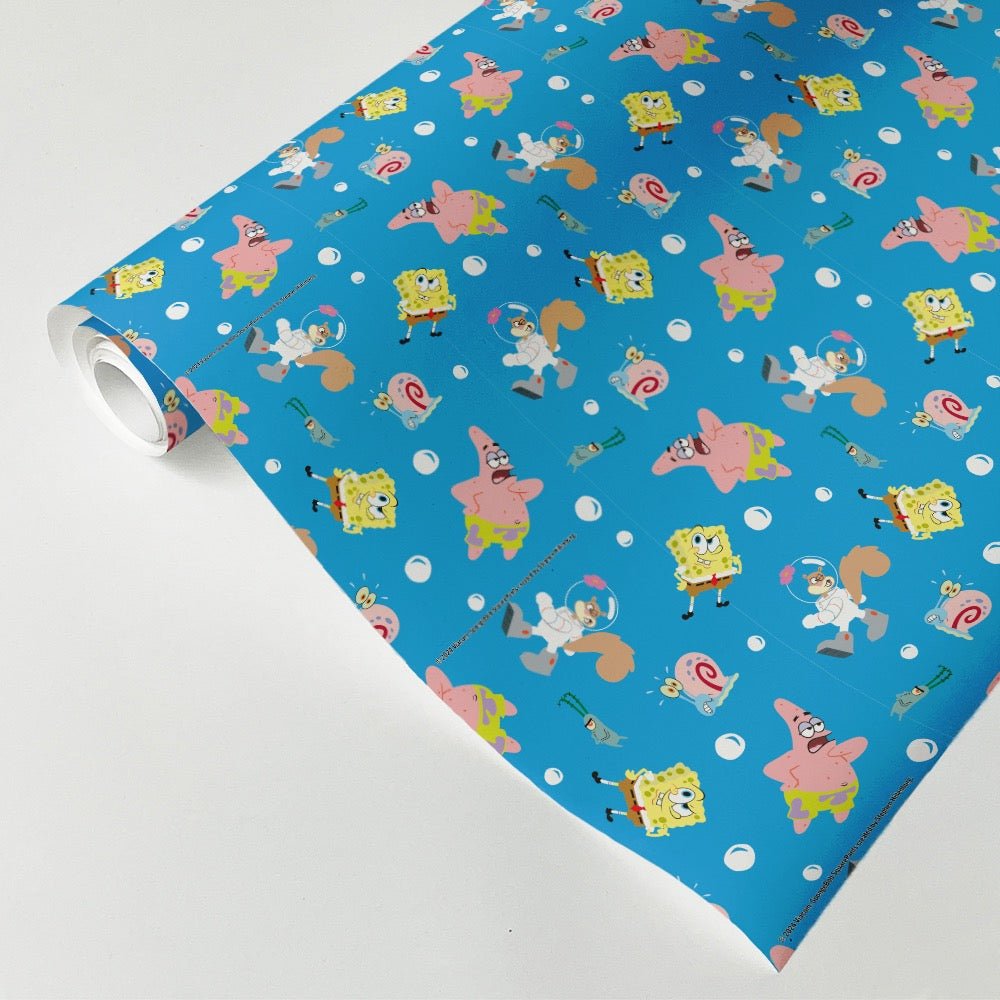 SpongeBob SquarePants Friends Gift Wrap - Paramount Shop