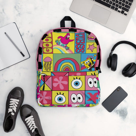 SpongeBob Squarepants Good Vibes Collage Backpack - Paramount Shop