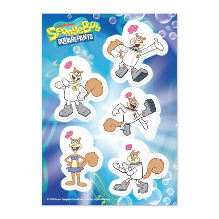 SpongeBob SquarePants Sandy Sticker Sheet - Paramount Shop