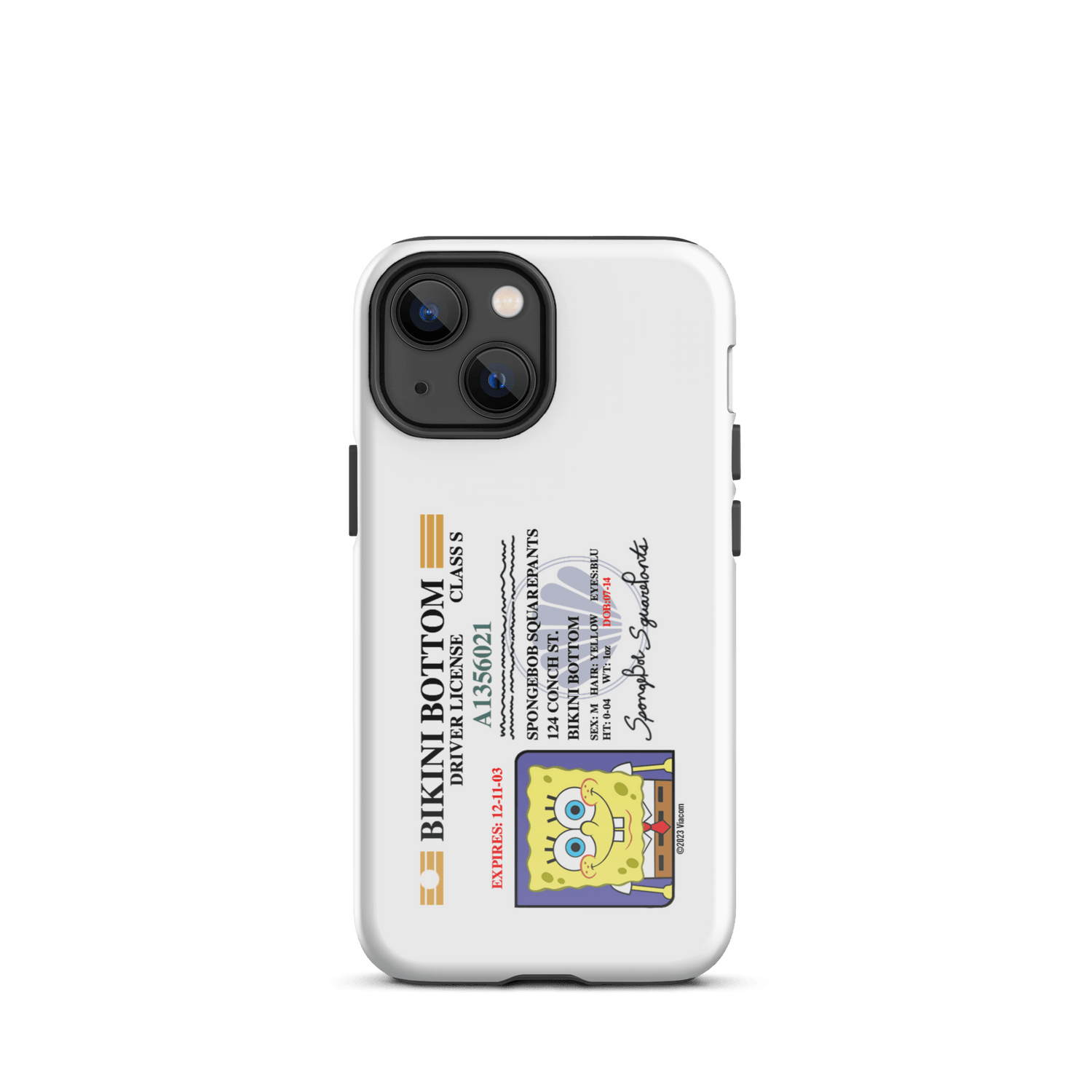 SpongeBob SquarePants SpongeBob Driver's License Tough Phone Case - iPhone - Paramount Shop