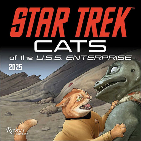 Star Trek Cats 2025 Wall Calendar - Paramount Shop