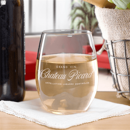 Star Trek: Picard Chateau Picard Stemless Wine Glass - Paramount Shop