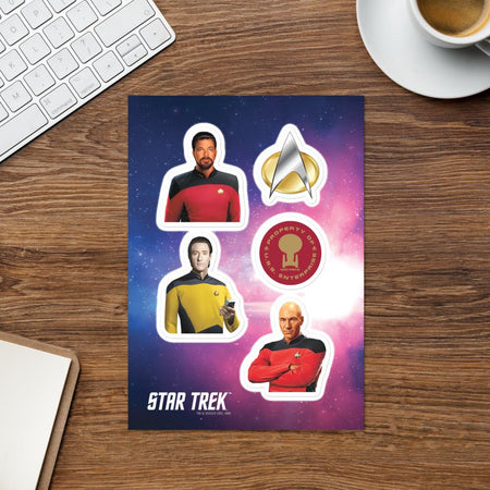 Star Trek: The Next Generation Sticker Sheet - Paramount Shop