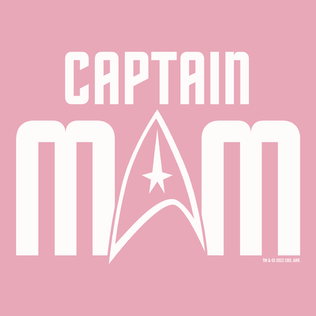 Star Trek: The Original Series Captain Mom Women's Short Sleeve T - Shirt - Paramount Shop