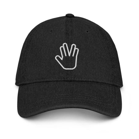 Star Trek Vulcan Salute Embroidered Denim Hat - Paramount Shop