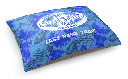 Survivor Jungle Print Logo Personalized Pet Bed - Paramount Shop