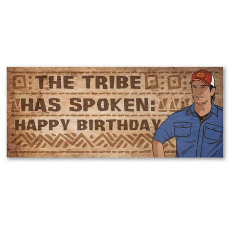 Survivor The Tribe Has Spoken Vinyl Banner - Paramount Shop