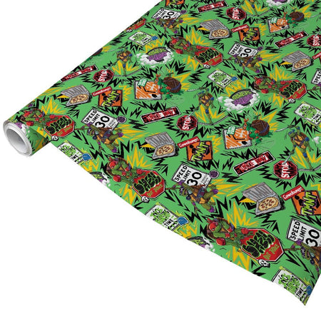 Teenage Mutant Ninja Turtles: Mutant Mayhem Pattern Wrapping Paper - Paramount Shop