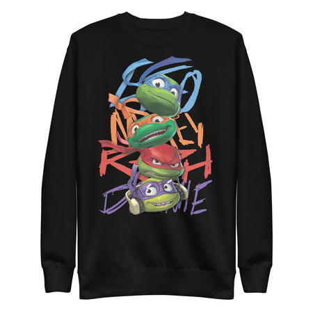 Teenage Mutant Ninja Turtles: Mutant Mayhem Turtle Faces Sweatshirt - Paramount Shop