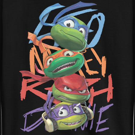 Teenage Mutant Ninja Turtles: Mutant Mayhem Turtle Faces Sweatshirt - Paramount Shop