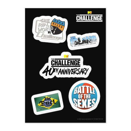 The Challenge 40th Anniversary Sticker Sheet - Paramount Shop