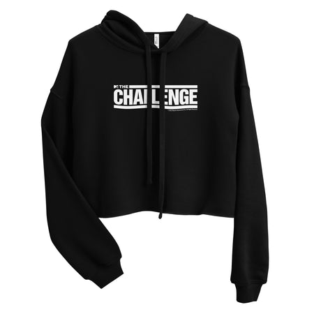 The Challenge Logo Women's Fleece Crop Hooded Sweatshirt - Paramount Shop