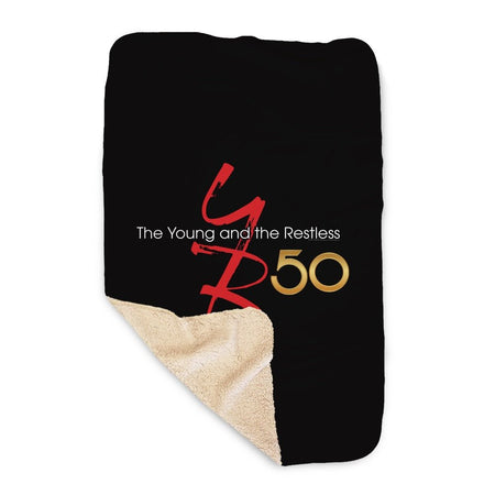 The Young and the Restless 50th Anniversary Sherpa Blanket - Paramount Shop