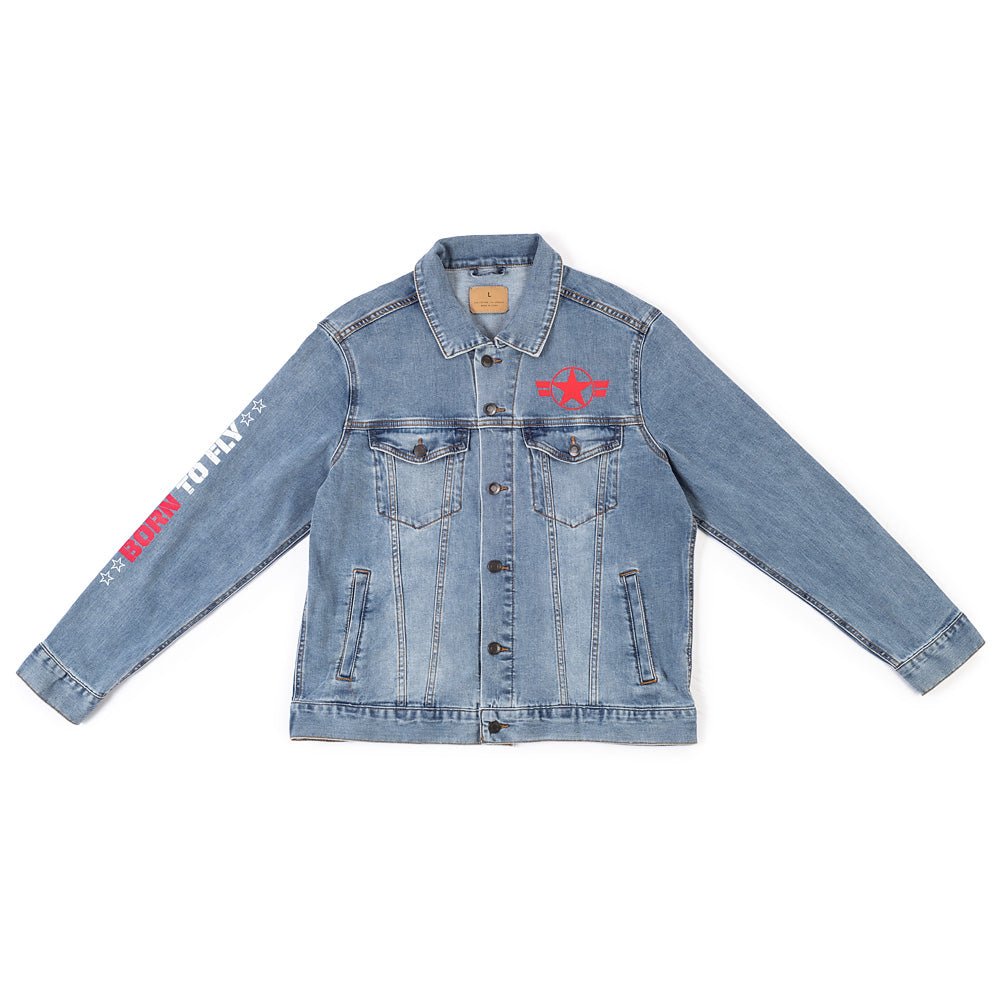 Top Gun: Maverick Printed Denim Jacket - Paramount Shop