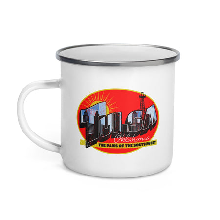 Tulsa King Tulsa Oklahoma Enamel Mug - Paramount Shop