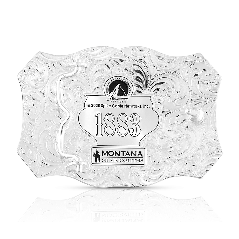 Yellowstone 1883 Filigree Silver Belt Buckle - Paramount Shop