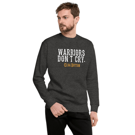 Yellowstone 1883 Warriors Don't Cry Unisex Fleece Pullover - Paramount Shop