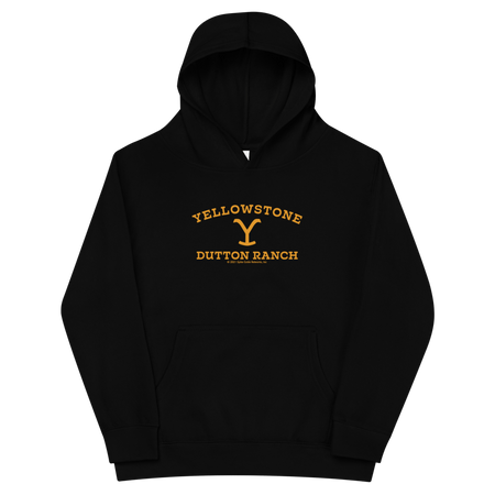 Yellowstone Dutton Ranch Logo Kids Hooded Sweatshirt - Paramount Shop