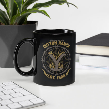 Yellowstone Flaming Logo Mug - Paramount Shop