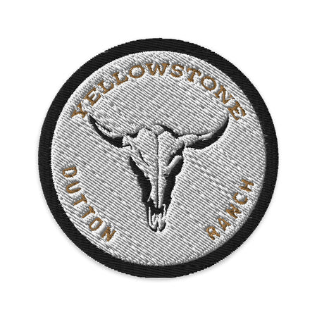 Yellowstone Skull Embroidered Patch - Paramount Shop