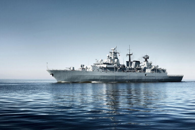 Image of large Navy ship.