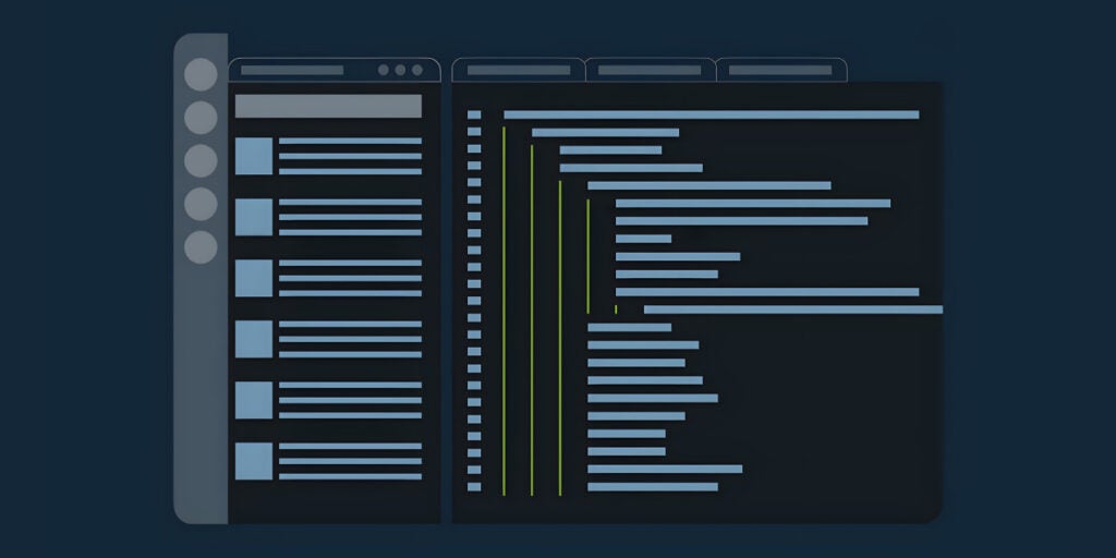 Graphic of source code and test cases.