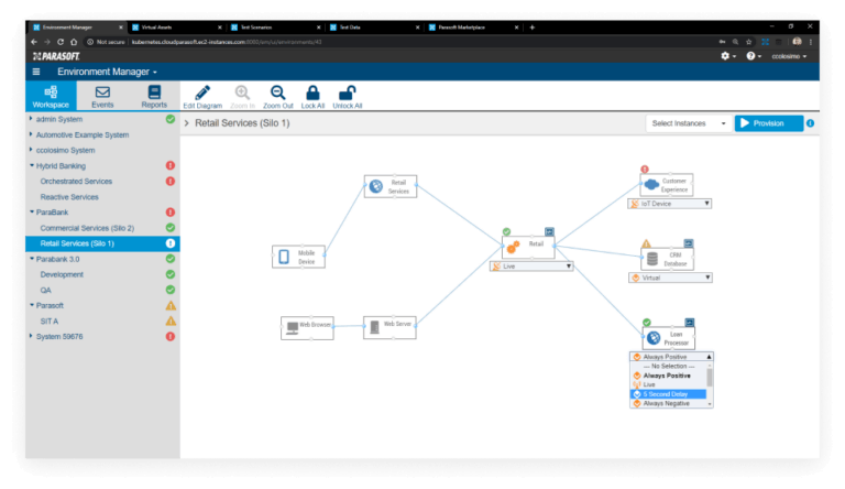 Screenshot of Virtualize Environment Manager