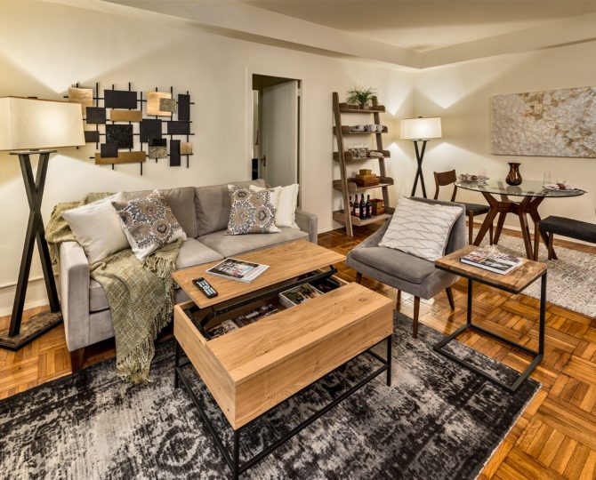 The one-bedroom Parkchester Prestige Apartment