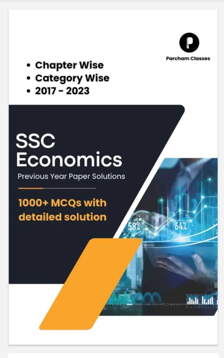 SSC Economics PYQs - Parcham Classes