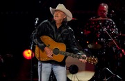 There are eight concerts remaining on Alan Jackson's "Last Call: One For The Road" farewell tour. Up next is Saturday, Sept. 28, 2024, in Fayetteville, Arkansas. In this file photo, he performs during the 56th Annual CMA Awards on Wednesday, Nov. 9, 2022, at the Bridgestone Arena in Nashville, Tennessee.