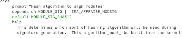 Linux 6.14 pour passer de SHA1 à SHA512 pour la signature de module par défaut