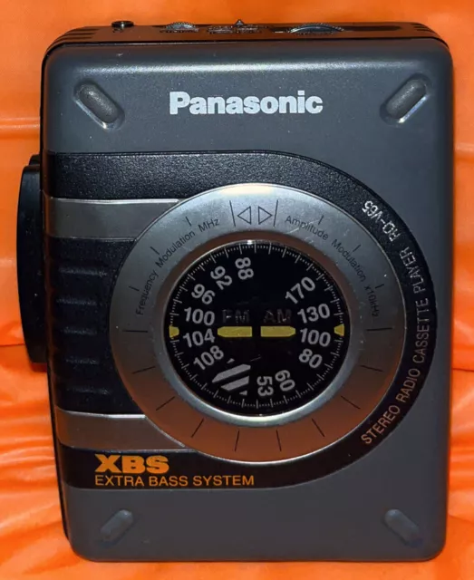 PANASONIC RQ-V65 PERSONAL AM/FM Stereo Radio Cassette Player XBS. $24. ...