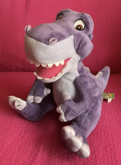 THE LAND BEFORE Time Chomper Purple T-Rex Dinosaur Soft Plush Toy 12” £ ...