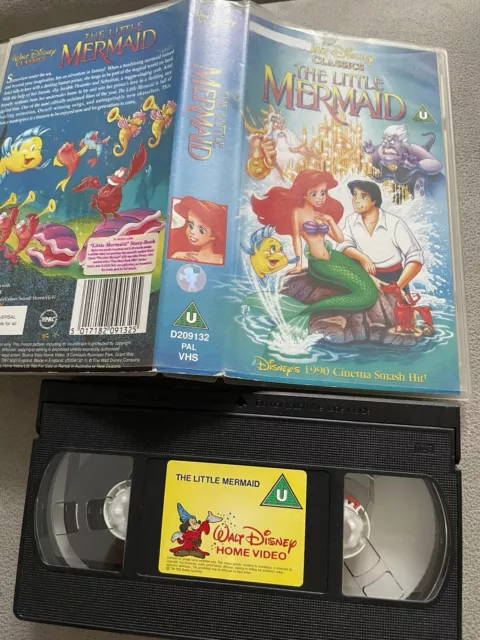 THE LITTLE MERMAID VHS 1991 $1.90 - PicClick