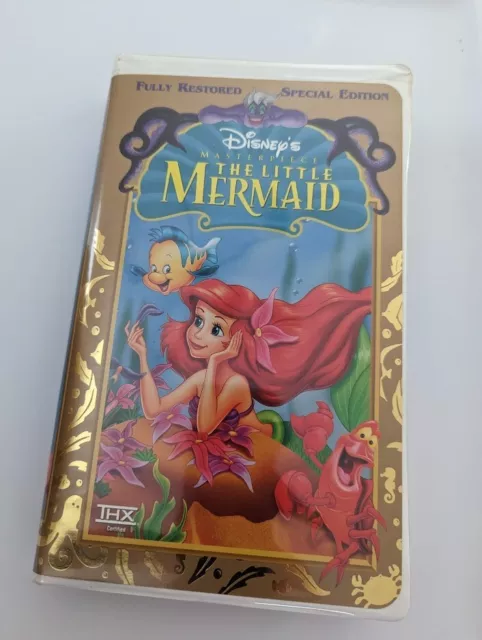 DISNEY'S THE LITTLE Mermaid VHS Fully Restored Special Edition Good ...